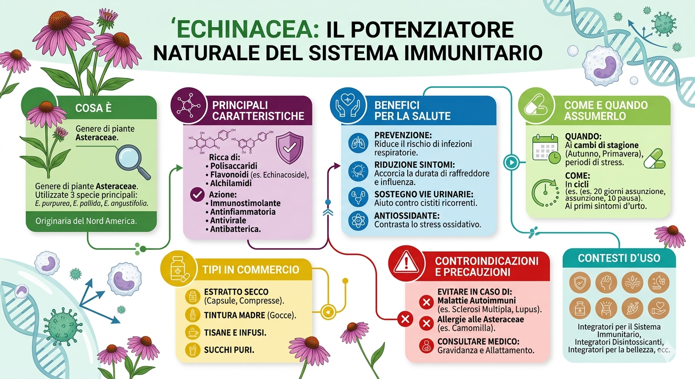Infografica echinacea