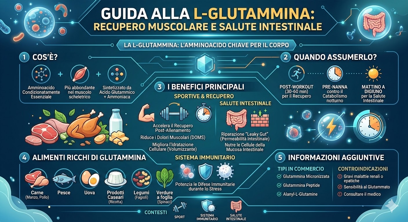 Infografica l-glutammina