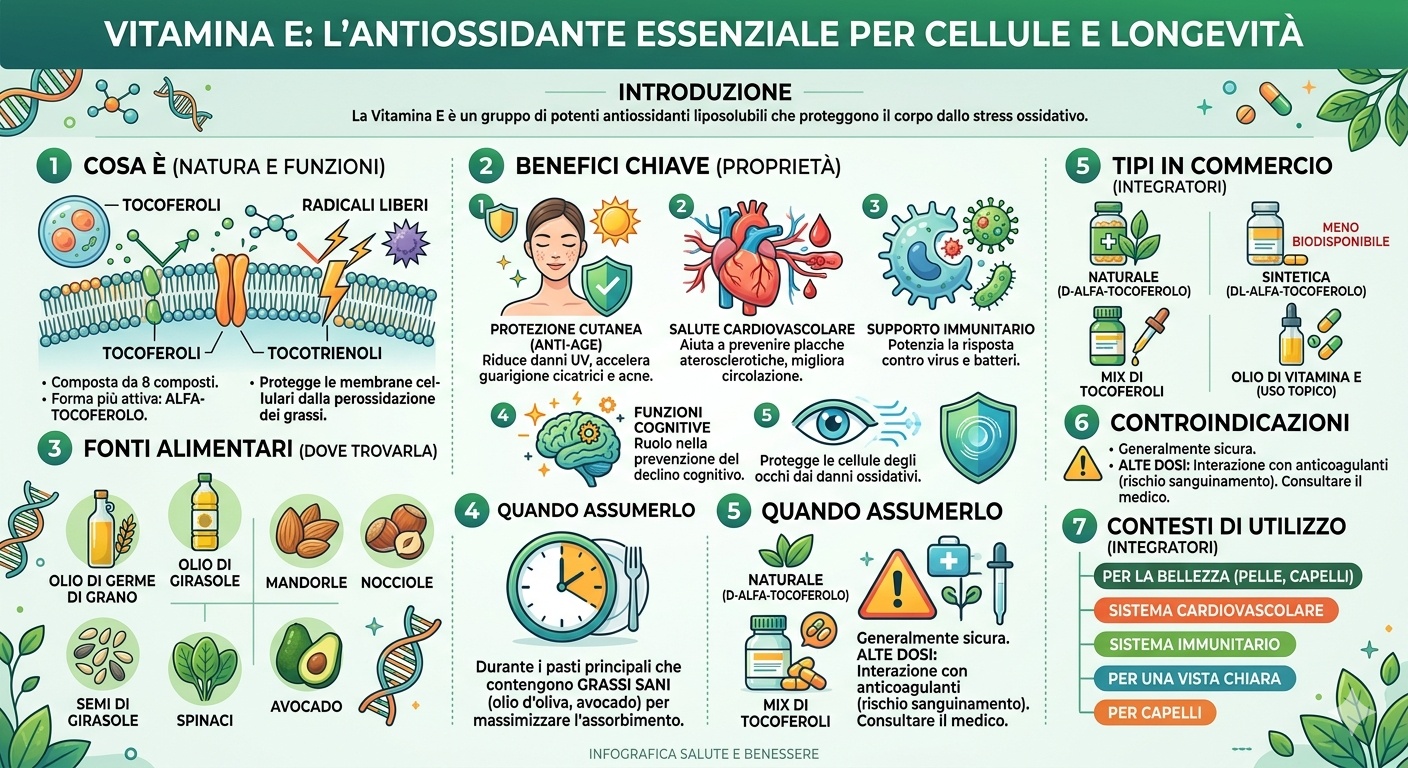 Infografica vitamina E