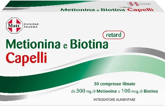 Metionina e Biotina Retard Capelli
