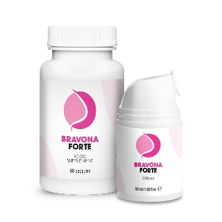 Bravona Forte - Integratore e Crema per l'Ingrandimento del Seno