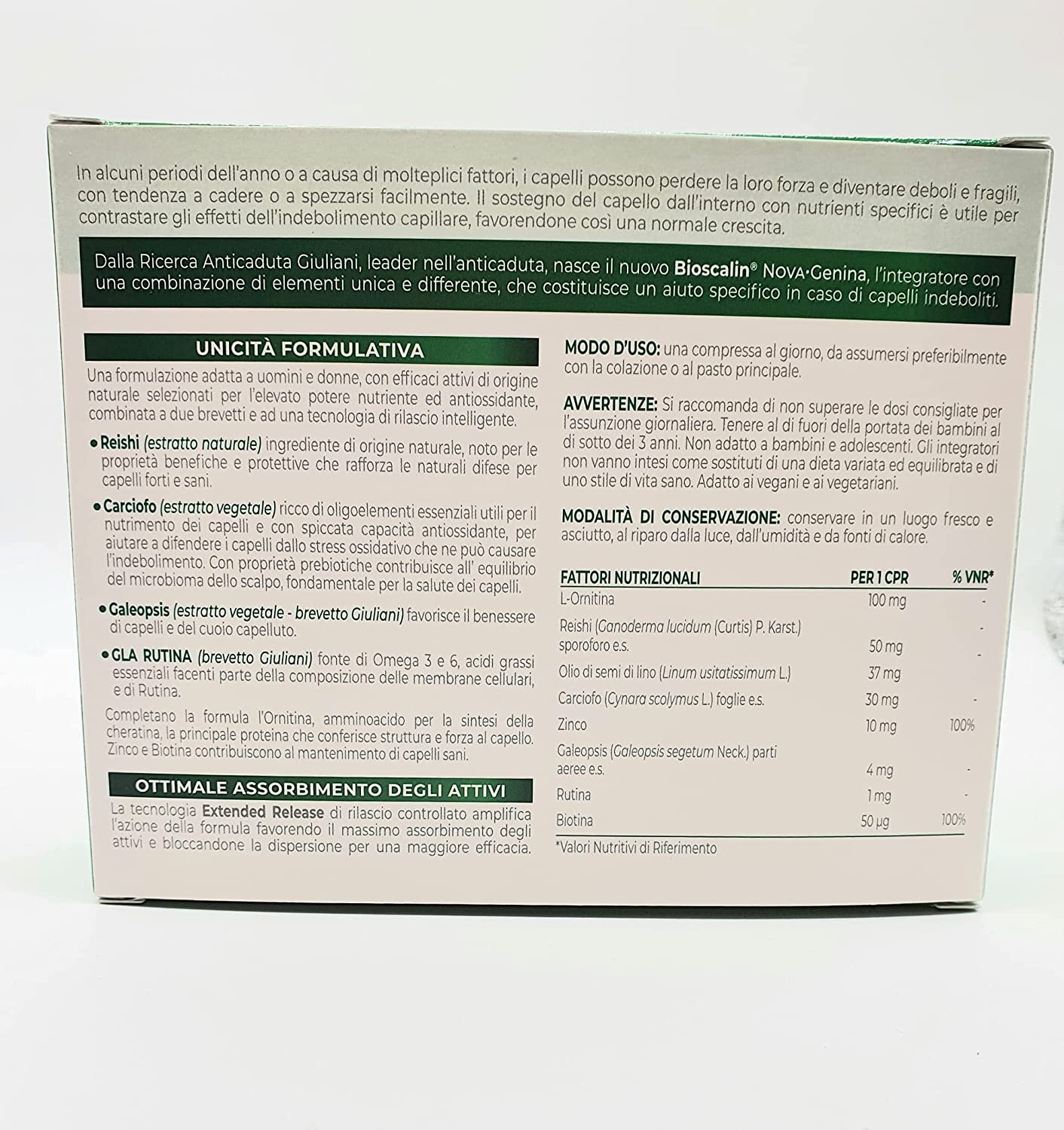 Nova Genina - Integratore Anticaduta e Rinforzante immagine 4