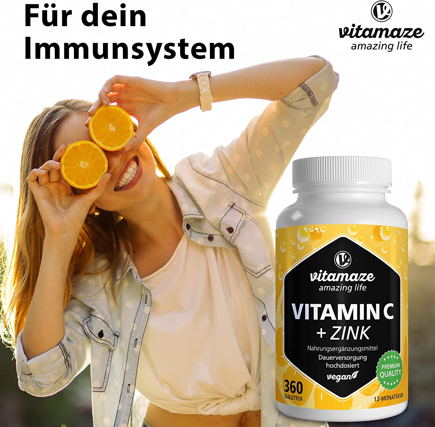 Vitamina C 1000mg + Zinco Vitamaze® immagine 5