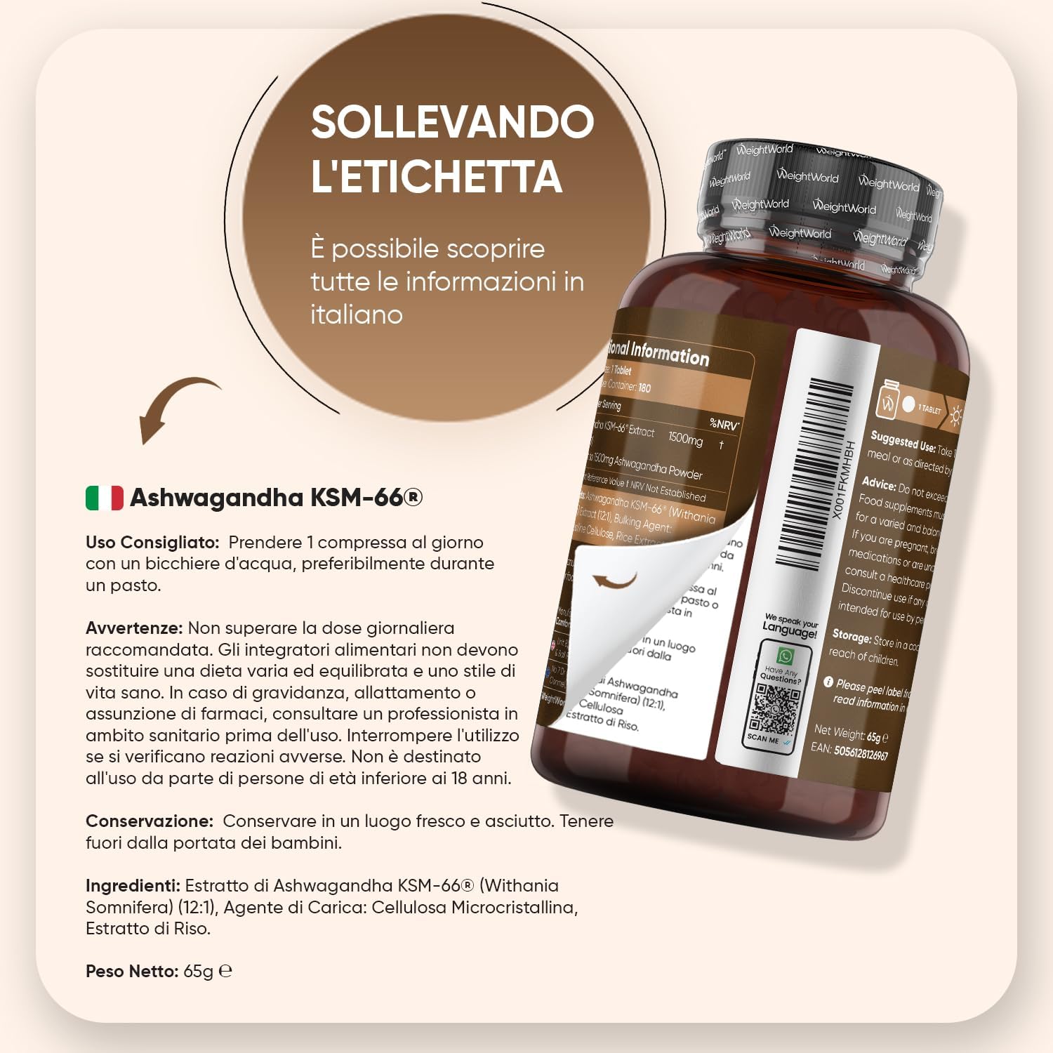 Ashwagandha KSM-66® Vegana  immagine 5