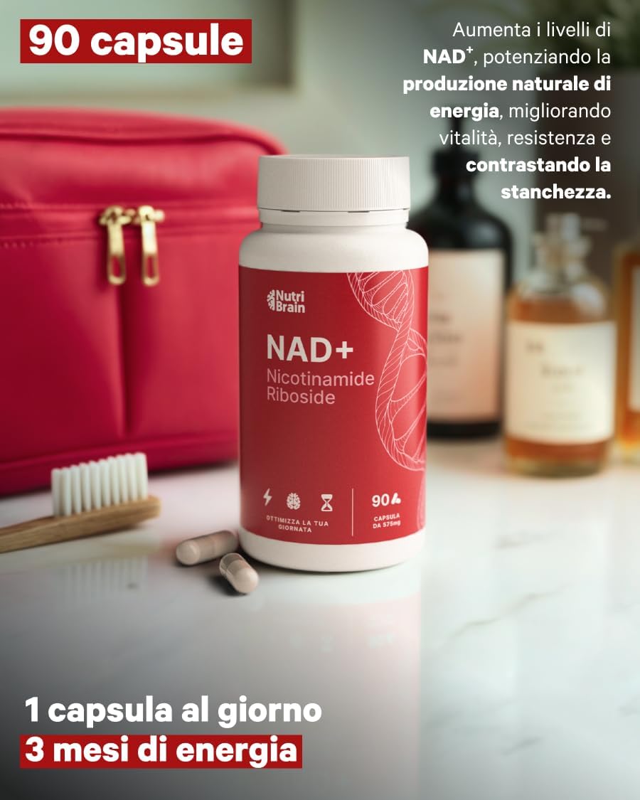 Nicotinamide Riboside 300 mg – Booster NAD+ per Longevità ed Energia Cellulare immagine 2