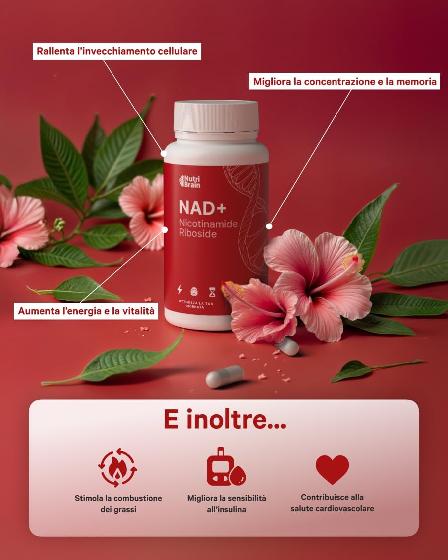 Nicotinamide Riboside 300 mg – Booster NAD+ per Longevità ed Energia Cellulare immagine 5
